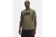 Under Armour Box Wordmark Label Ανδρικό Κοντομάνικο T-Shirt Χακί, Μαύρο