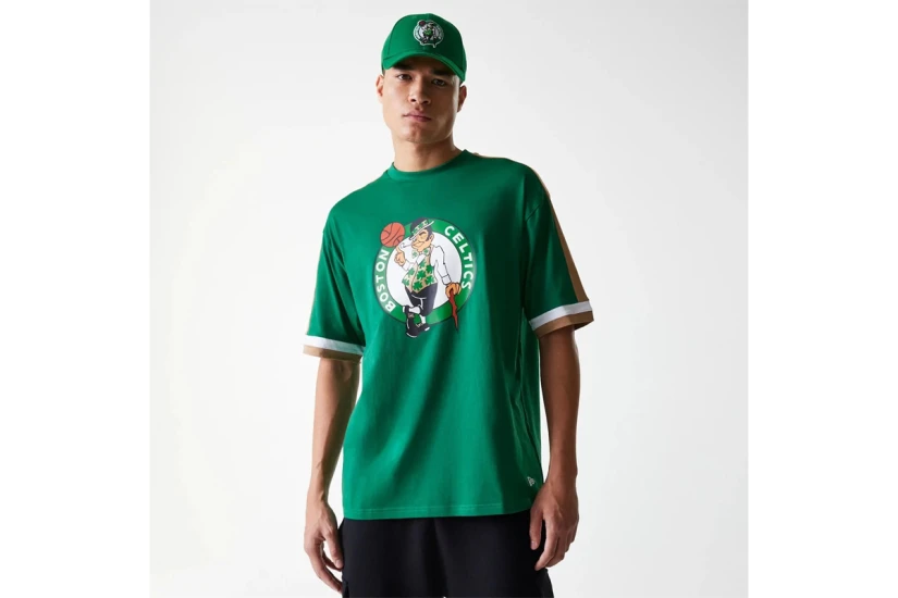 New Era NBA Boston Celtics Panel Ανδρικό Κοντομάνικο T-Shirt NBA