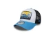 New Era Mykonos 9FORTY A-Frame Trucker Καπέλο Snapback Γαλάζιο, Λευκό, Μαύρο
