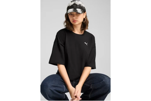 Puma Wardrobe Essentials Oversized T-Shirt Γυναικείο (629743 01)