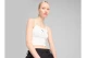 Puma Wardrobe Essentials Γυναικείο Αμάνικο Crop Top Λευκό