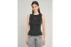 Staff Pansy Γυναικείο Αμάνικο T-Shirt Μαύρο, Ασημί