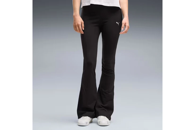 Puma Essentials High-Waist Flared Γυναικείο Μακρύ Κολάν Μαύρο