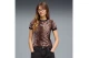 Puma Essentials Graphics Leo Luxe Γυναικείο Κοντομάνικο T-Shirt Λεοπάρ