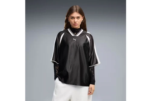 Puma T7 Oversized Football Jersey T-Shirt Γυναικείο (636622 01)