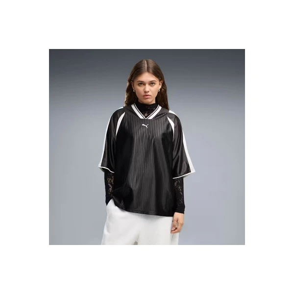 Puma T7 Oversized Football Jersey T-Shirt Γυναικείο (636622 01)