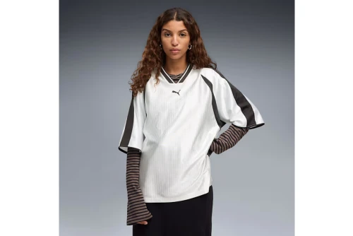 Puma T7 Oversized Football Jersey T-Shirt Γυναικείο (636622 02)