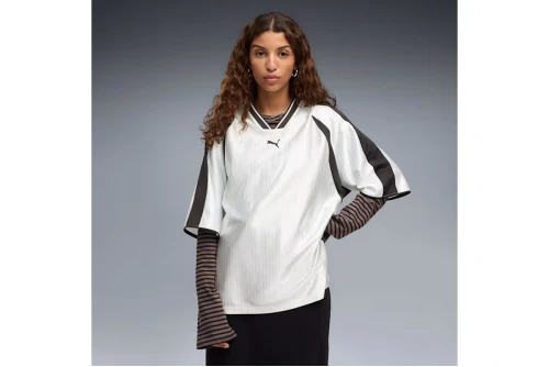 Puma T7 Oversized Football Jersey T-Shirt Γυναικείο (636622 02)