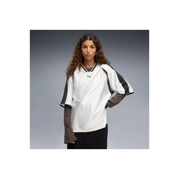 Puma T7 Oversized Football Jersey T-Shirt Γυναικείο (636622 02)