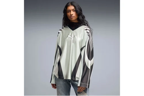 Puma Street Glam Bedazzled Jersey Μπλούζα Με V Γυναικεία (636650 29)