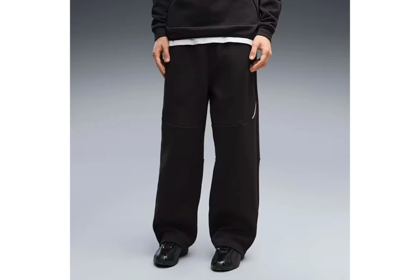Puma Tech Oversized Ανδρικό Παντελόνι Φόρμας Μαύρο