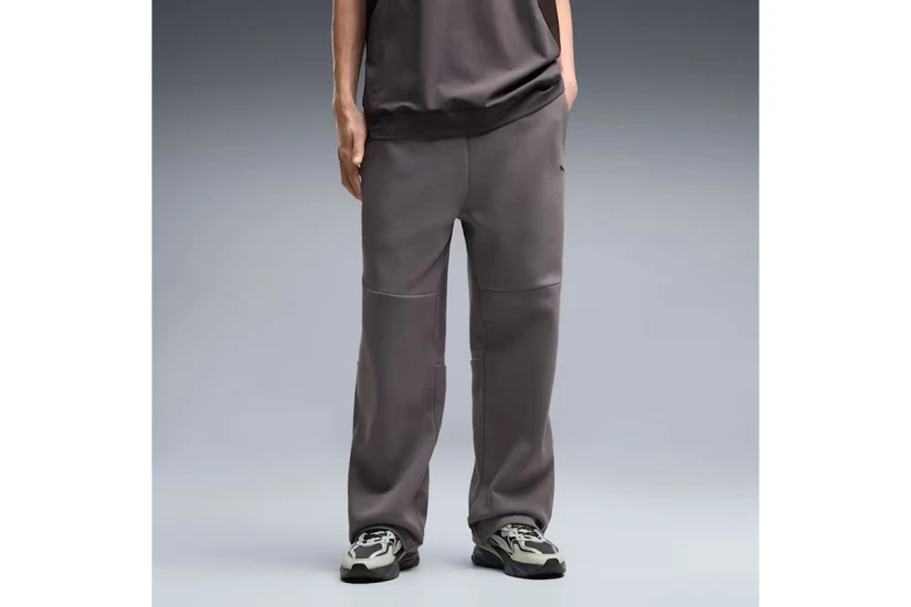 Puma Tech Oversized Ανδρικό Παντελόνι Φόρμας Γκρι Σκούρο