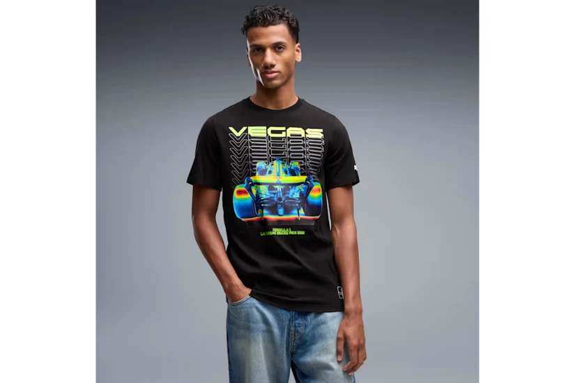 Puma F1 Las Vegas Ανδρικό Κοντομάνικο T-Shirt Μαύρο, Διάφορα Χρώματα