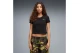 Puma Essentials Baby Cropped Γυναικείο Κοντομάνικο T-Shirt Μαύρο, Λευκό