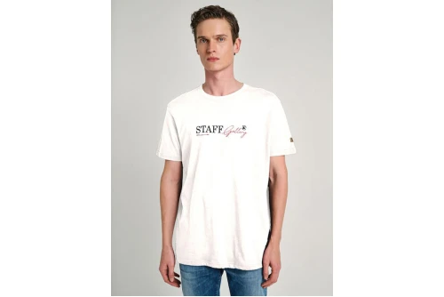 Staff Ken T-Shirt Ανδρικό (64-009.055 OFF WHITE)