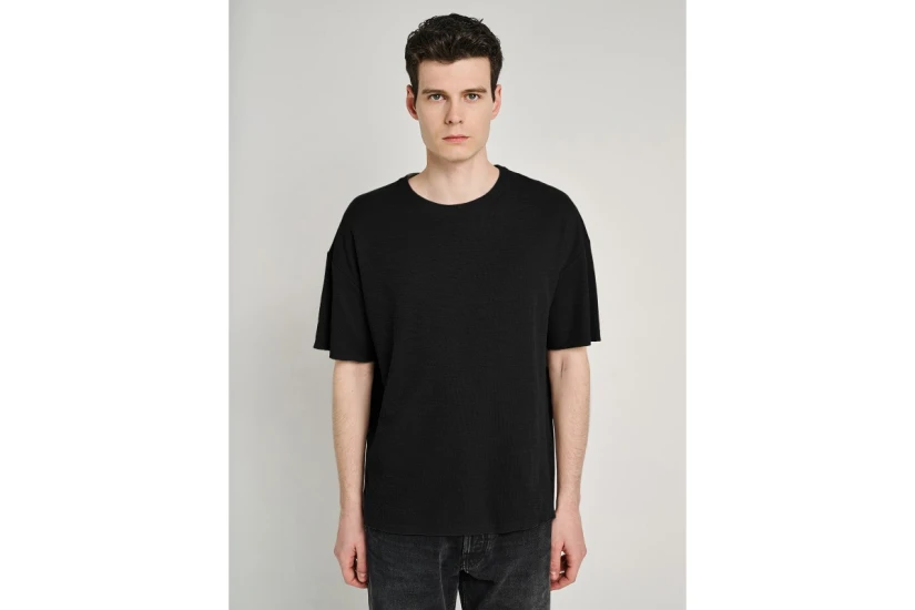 Staff Ανδρικό Κοντομάνικο T-Shirt Μαύρο