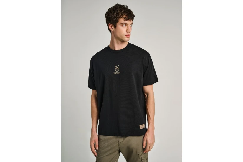 Staff Ανδρικό Κοντομάνικο T-Shirt Μαύρο