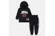 Jordan Jersey Pack Infants Βρεφικό Σετ Hoodie - Παντελόνι Φόρμας Μαύρο