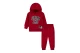 Jordan Jersey Pack Infants Βρεφικό Σετ Hoodie - Παντελόνι Φόρμας Κόκκινο