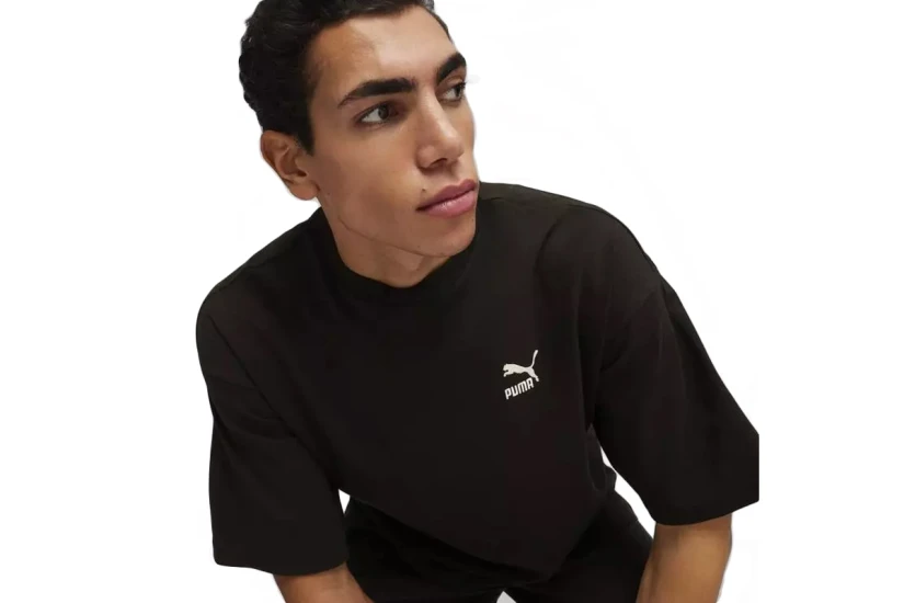 Puma Better Classics Ανδρική Κοντομάνικη Μπλούζα Μαύρη