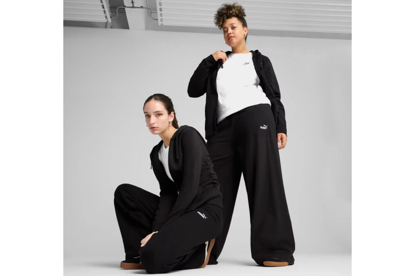 Puma Ess Logo Γυναικείο Μακρύ Κολάν Μαύρο