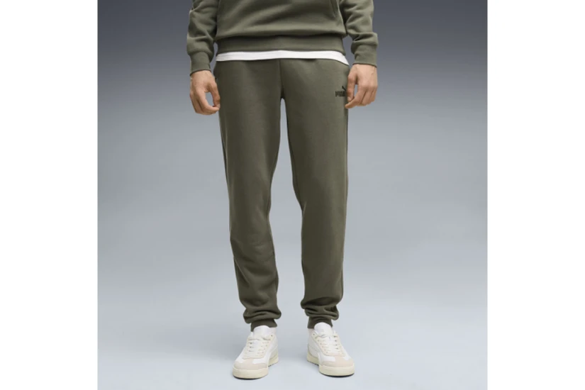 Puma Essentials No.1 Logo Ανδρικό Παντελόνι Φόρμας Χακί