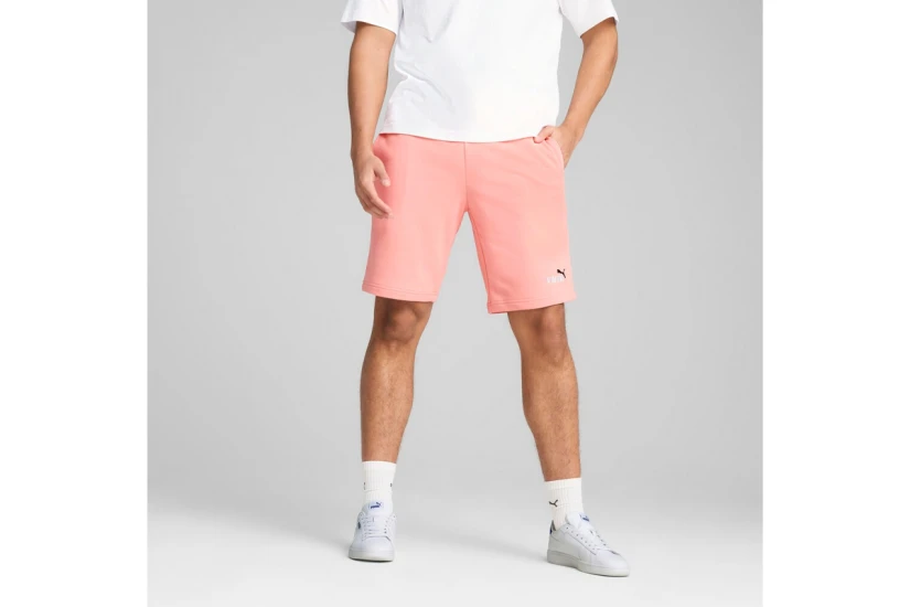 Puma Essentials 2 Color Logo Ανδρική Αθλητική Βερμούδα Σομόν