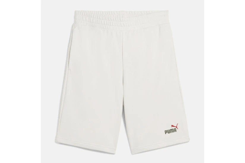 Puma Essentials 2 Color No 1 Logo Ανδρική Αθλητική Βερμούδα Λευκή