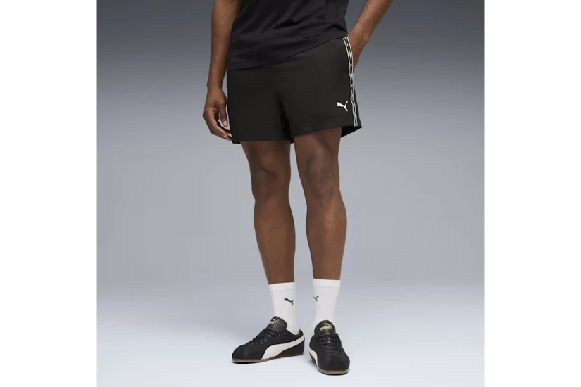Puma Essentials Tape Woven Ανδρικό Αθλητικό Σορτς Μαύρο, Λευκό