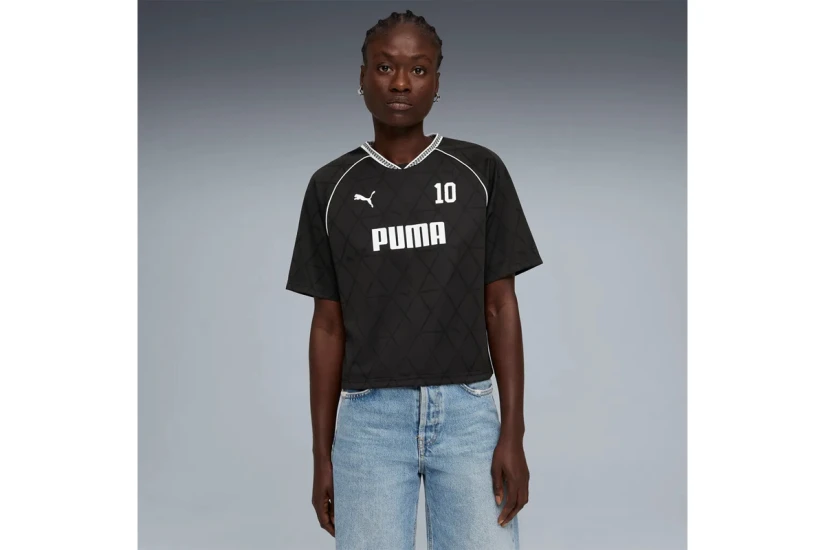 Puma Sport Relaxed Jersey Γυναικείο Κοντομάνικο T-Shirt Μαύρο