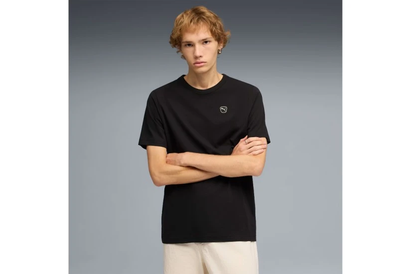 Puma Essentials Elevated Ανδρικό Κοντομάνικο T-Shirt Μαύρο