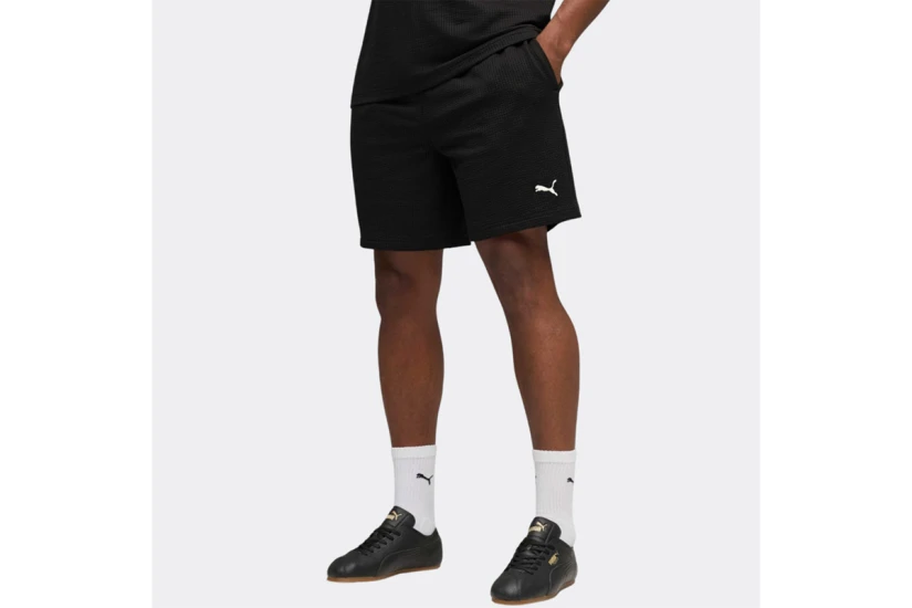 Puma Essentials Elevated Ανδρική Αθλητική Βερμούδα Μαύρη