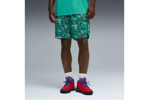 Puma Flagrant Foul All Over Print Βερμούδα Μπασκετική Ανδρική (692266 01)