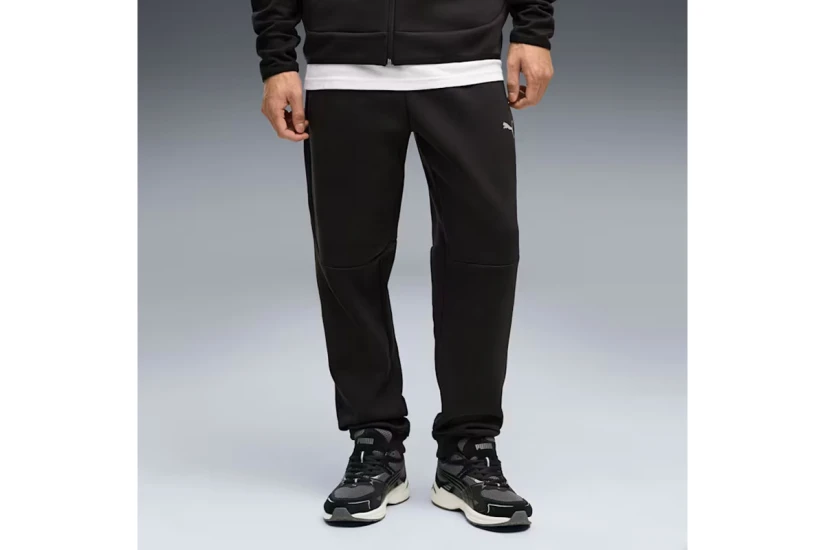 Puma Tech Elevated Ανδρικό Παντελόνι Φόρμας Μαύρο