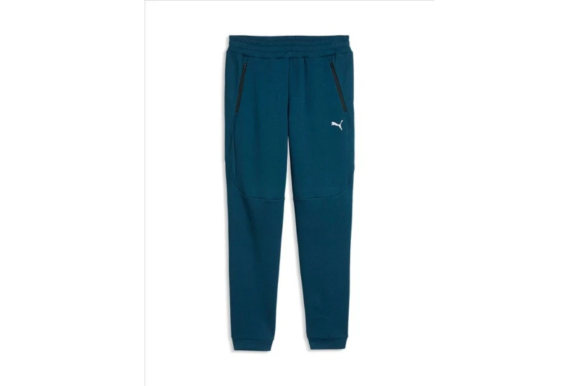 Puma Tech Elevated Ανδρικό Παντελόνι Φόρμας Πετρόλ