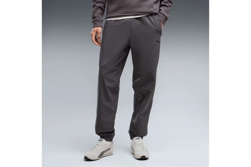 Puma Tech 4-Way Stretch Ανδρικό Παντελόνι Φόρμας Γκρι Σκούρο