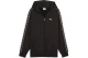 Puma Essentials Elevated Tape Relaxed Ανδρική Βαμβακερή Ζακέτα με Κουκούλα Μαύρη