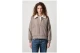 Puma Reversible High Loft Relaxed Γυναικείο Μπουφάν Bomber Διπλής Όψης Πουρό, Εκρού