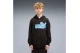 Puma Essentials Logo Lab Relaxed Παιδικό Φούτερ με Κουκούλα Μαύρο, Γαλάζιο
