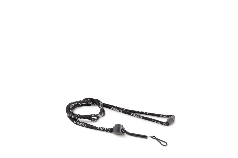 Amila Whistle Lanyard Κορδόνι Ασφαλείας Μαύρο