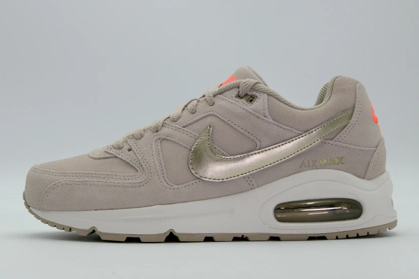Nike Air Max Command Premium Sneakers Γκρι, Χρυσά, Λευκά