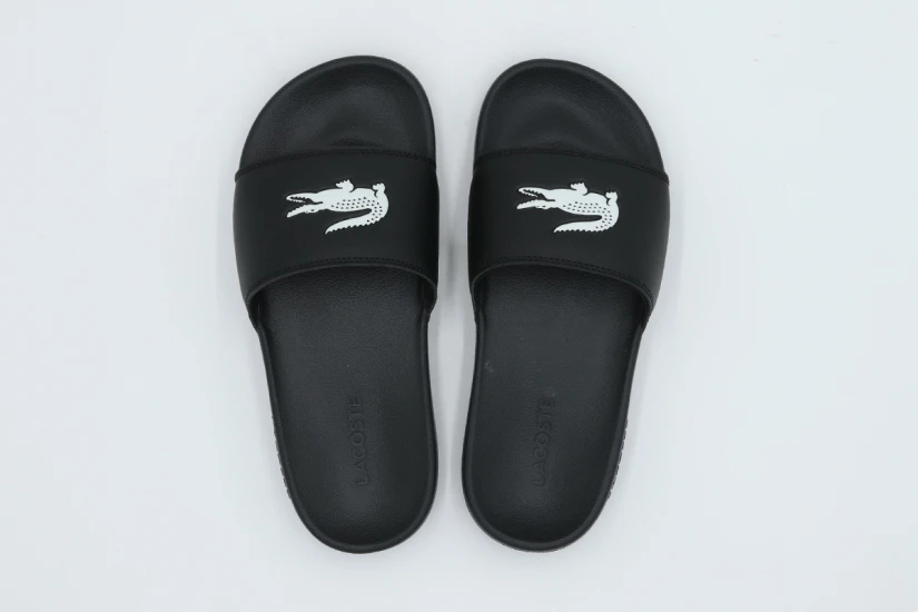 Lacoste Serve Slides 1.0 Γυναικείες Παντόφλες Μαύρες