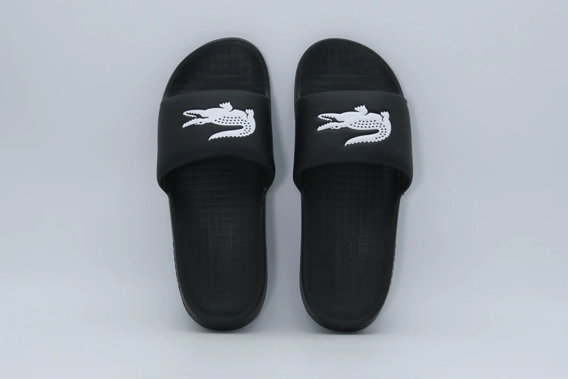 Lacoste Serve Slide 1.0 Ανδρικές Παντόφλες Μαύρες