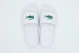 Lacoste Serve Slides Ανδρικές Παντόφλες Λευκές, Πράσινες