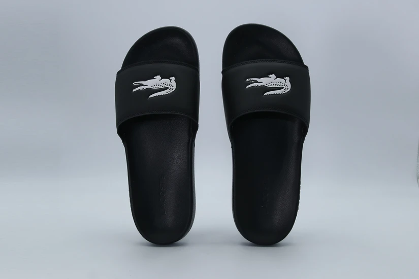 Lacoste Serve Slide 0.0 Ανδρικές Παντόφλες Μαύρες