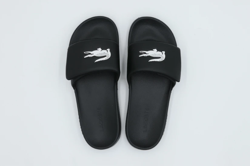 Lacoste Serve Slide 0 S Ανδρικές Παντόφλες Μαύρες