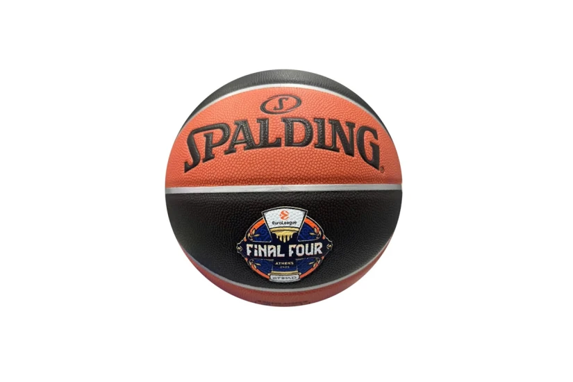 Spalding TF-1000 Legacy Euroleague Final Four Athens 2026 Μπάλα Μπάσκετ Καφέ, Μαύρη, Ασημί