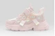 Fila Musha 3 Memory Velcro Βρεφικά Sneakers Ροζ