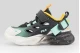 Fila Wave Memory Velcro Βρεφικά Sneakers Μαύρα, Κίτρινα, Λευκά, Τυρκουάζ