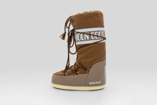Moon Boot Icon Brown Nylon Μπότες Χιονιού (80D1400440 M005)